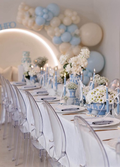 Clear Ghost Round Back Chairs