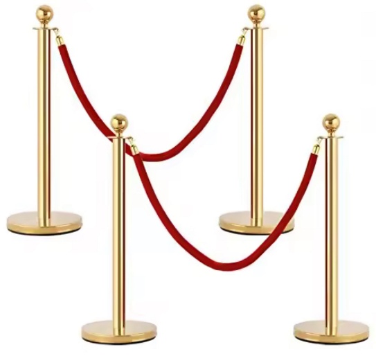 Gold Bollards/Stanchions
