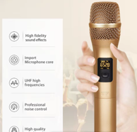Gold Touch Screen Karaoke Machine