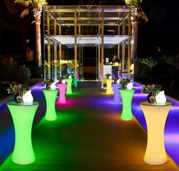 LED Glow Bar Tables