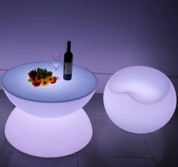 LED Glow Round Tables