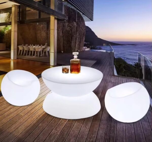 LED Glow Round Tables