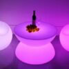 LED Glow Round Tables