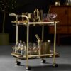 Display Cart - Gold/Silver/Black