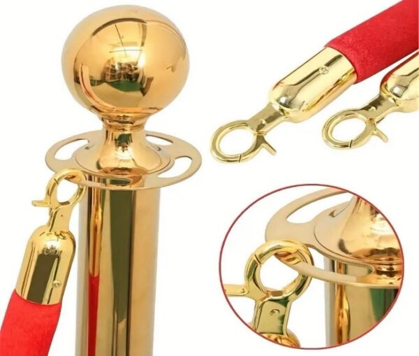 Gold Bollards/Stanchions